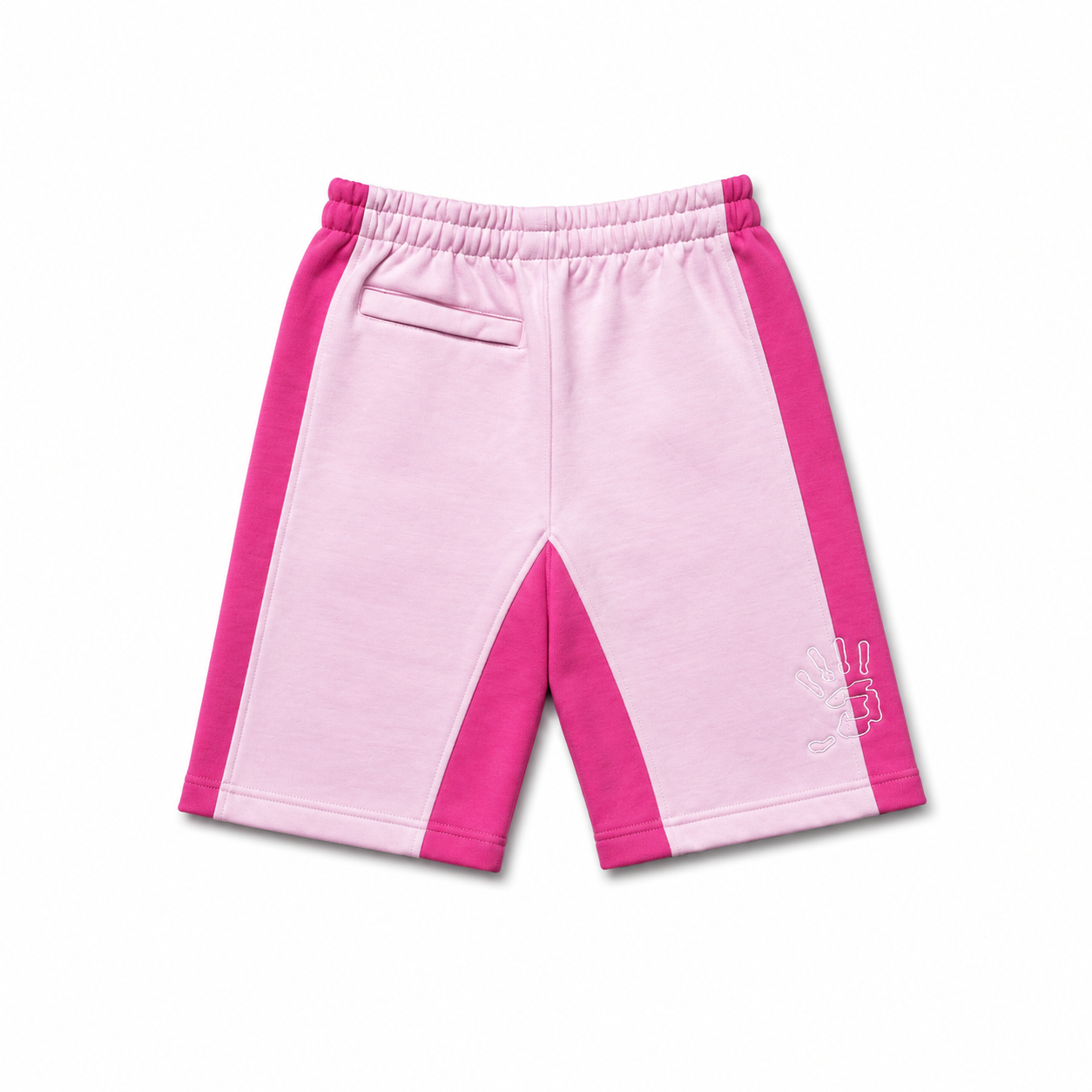PINK TWO-TONE SHORTS