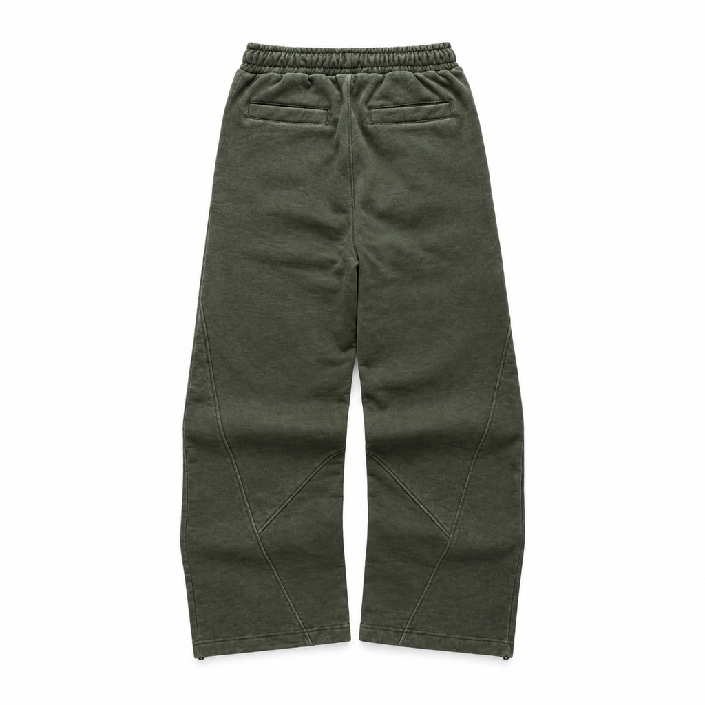 OLIVE TECH-GRID JOGGERS