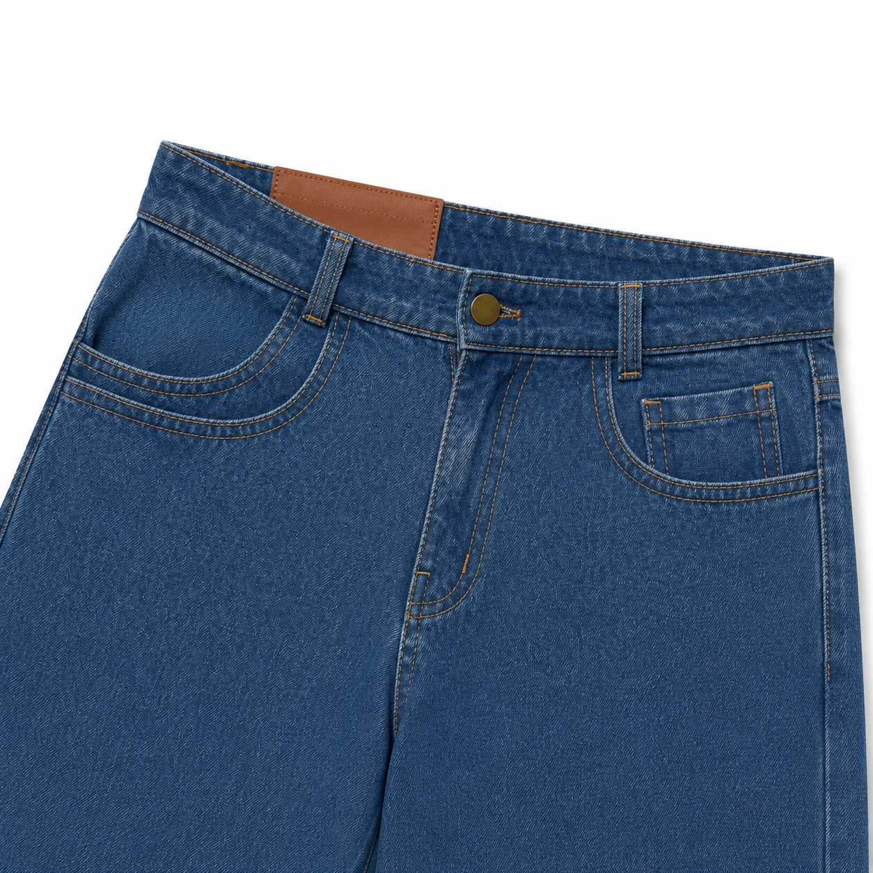 BLUE DENIM JORTS
