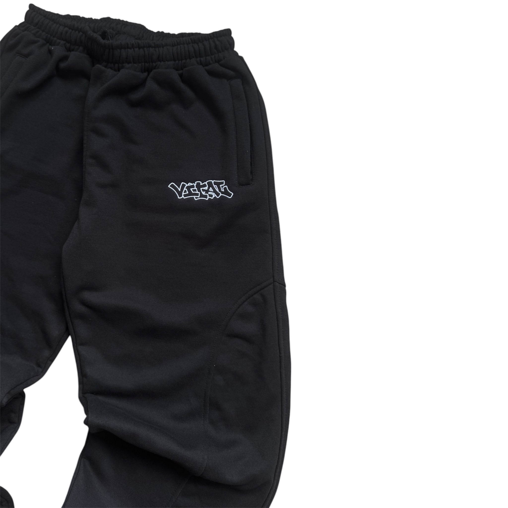 BLACK HANDPRINT JOGGERS