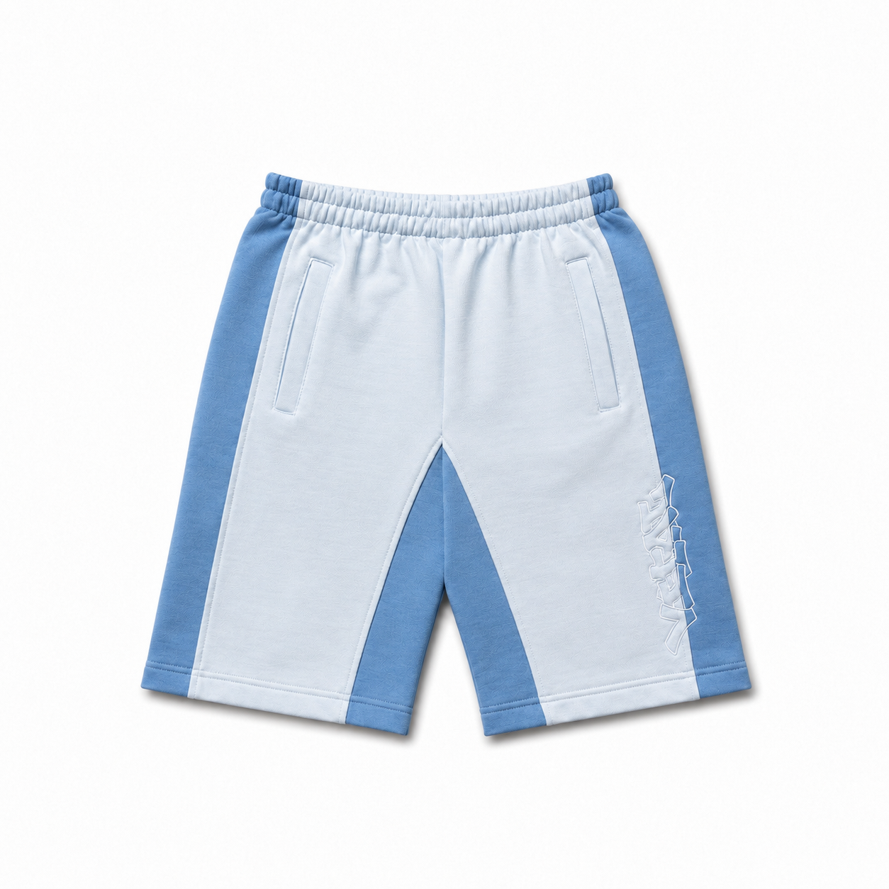 BLUE TWO-TONE SHORTS