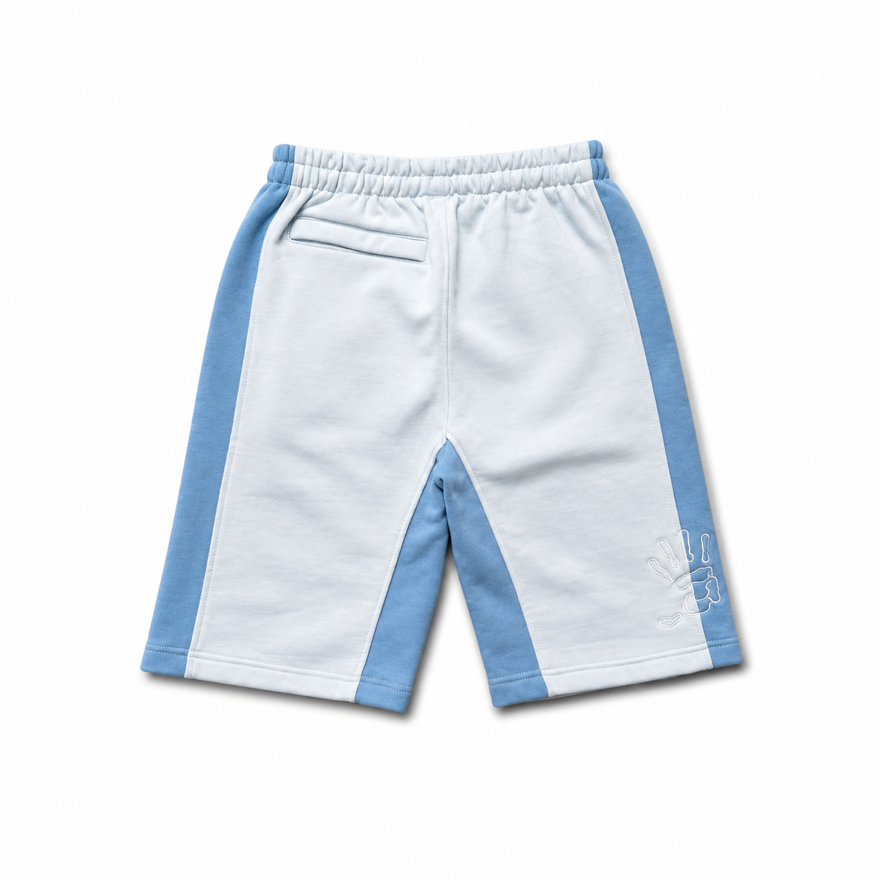 BLUE TWO-TONE SHORTS