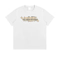 White Plaid Graphic tee