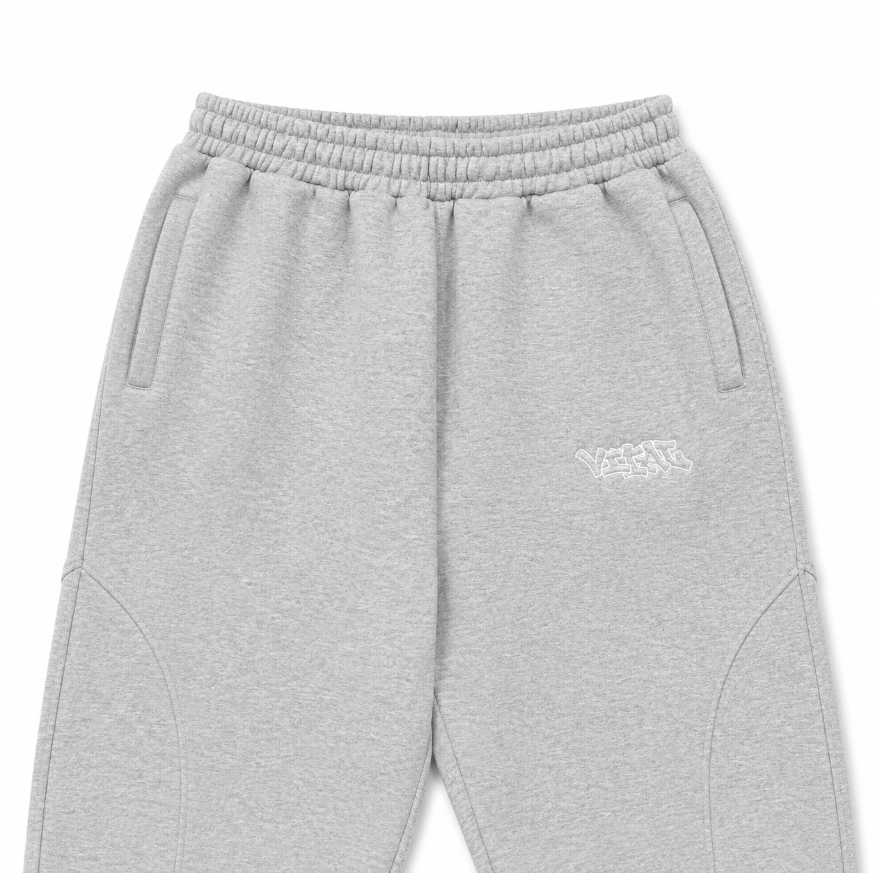 GREY HANDPRINT JOGGERS