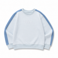 BLUE TWO-TONE CREWNECK