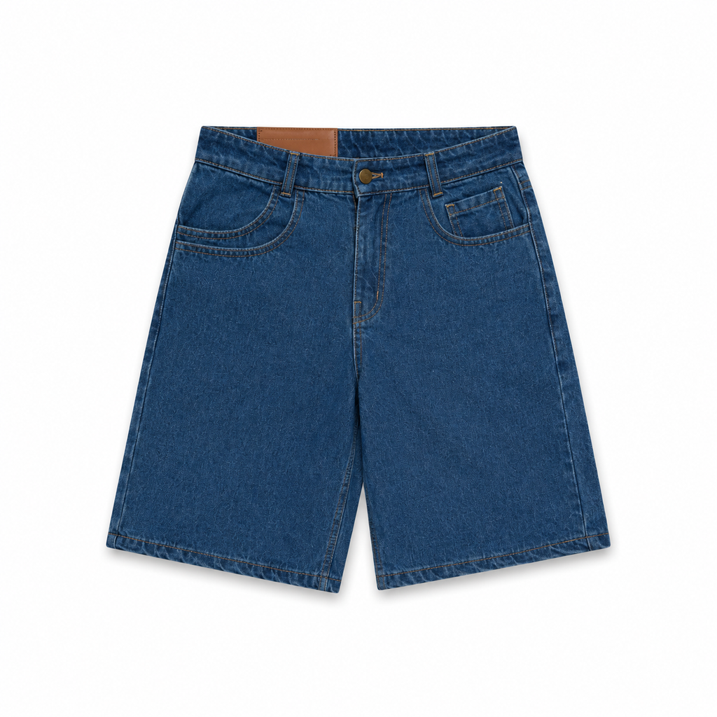 BLUE DENIM JORTS
