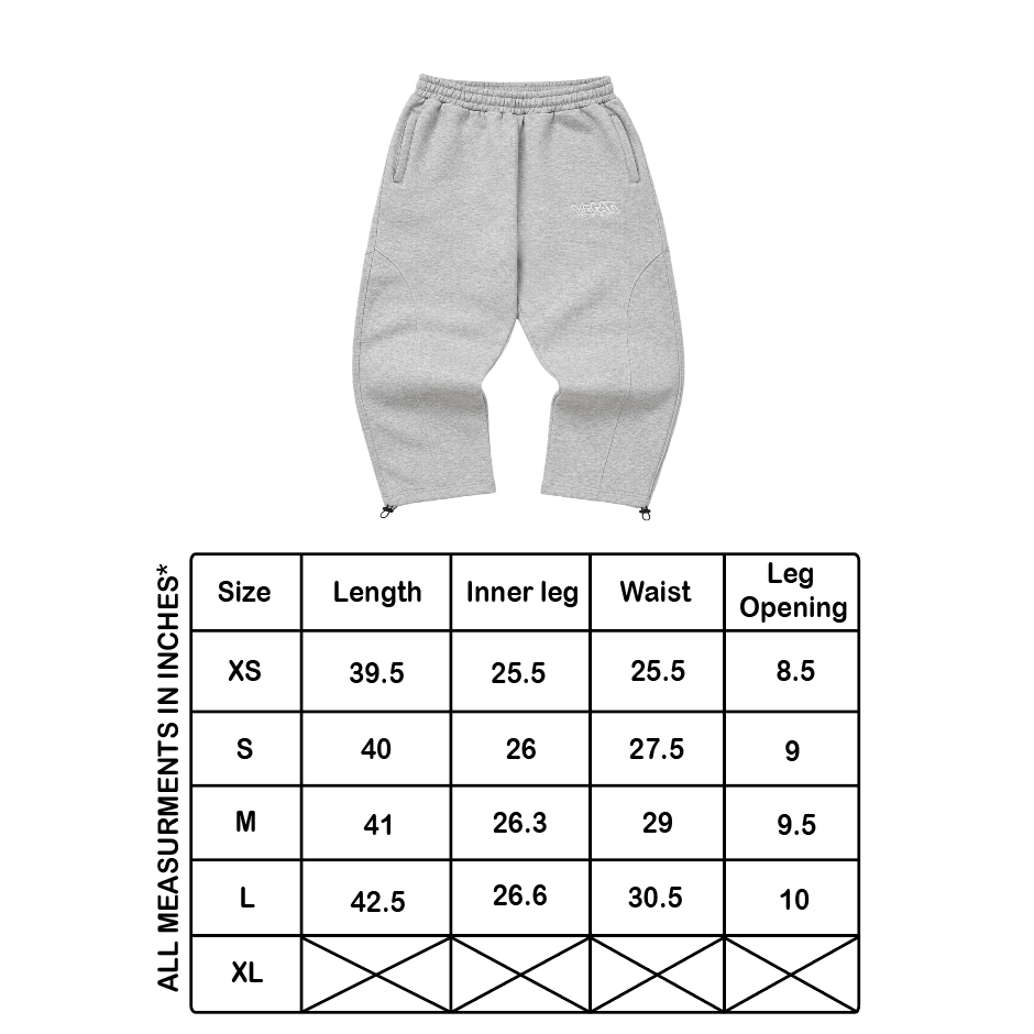 GREY HANDPRINT JOGGERS